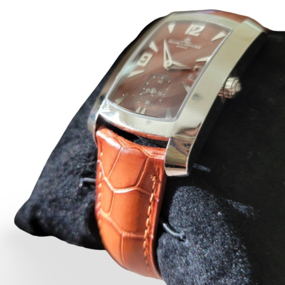 Baume & Mercier Men’s Swiss Watch | Rectangular Case | Swiss Made - Picture 5 of 16